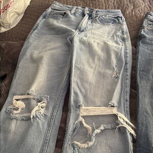 Hollister Ultra High-Rise Vintage Straight Jeans -2 pair bundle
